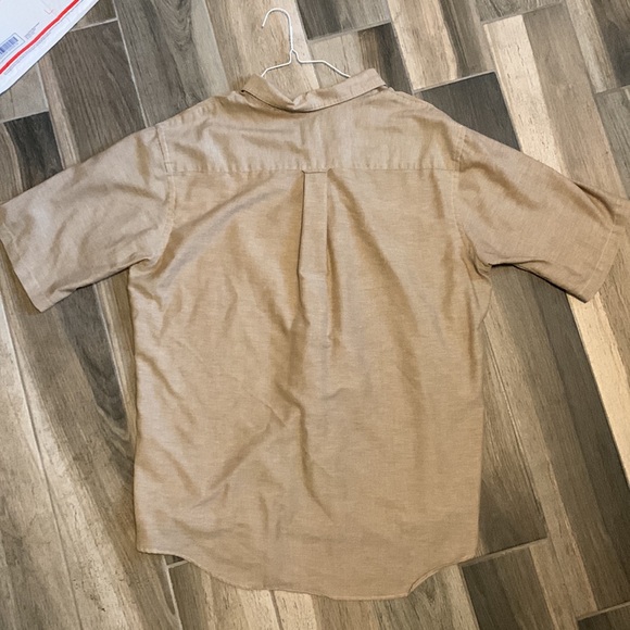 Duxbak Men’s Short Sleeve Button Down - XL Tan - Picture 4 of 4